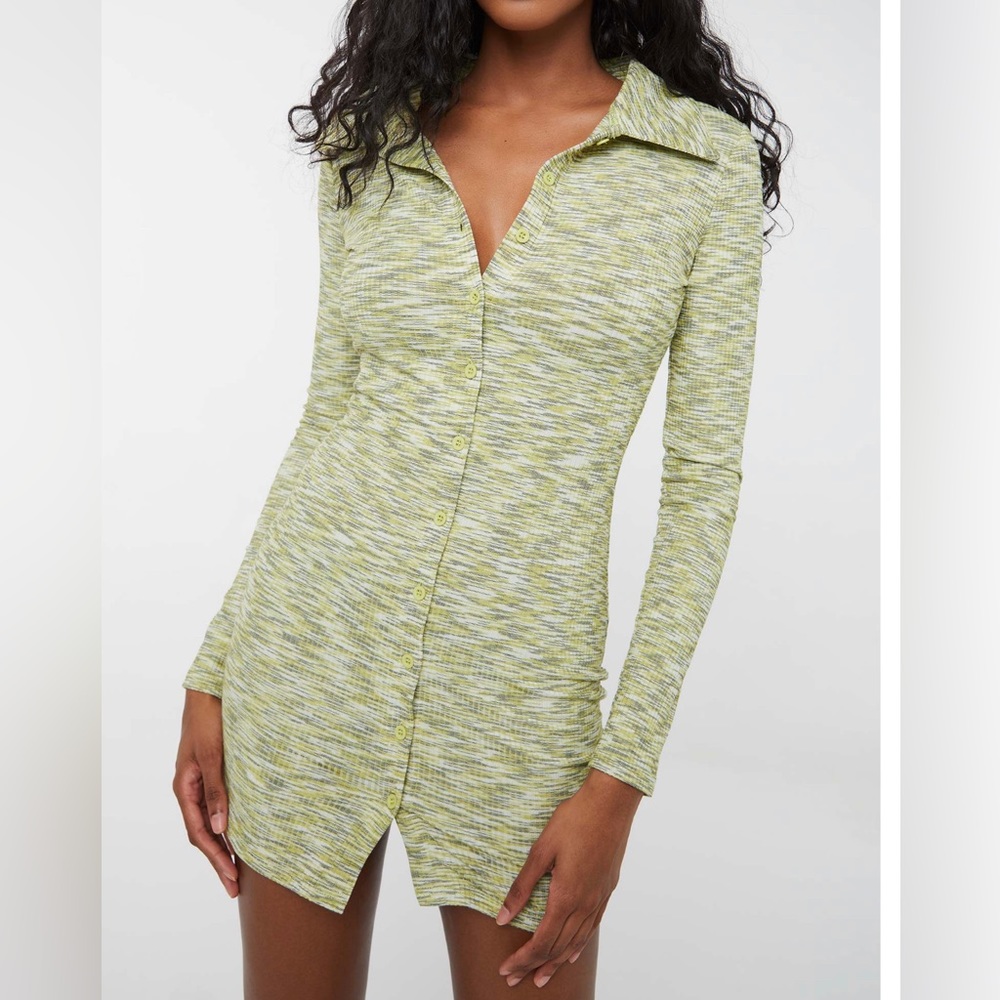 Space-Dye Polo Dress